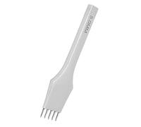 Poinçon de Couture en Cuir, Outil de Punch de Trou en Cuir 5 Mm de la Cuir en Cuir Chiseau de Punch de Punch de Punch de Courroie pour Couture en Acier en Cuir Punchage à Laçage pour Artisanat en (2