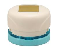 Poinçon de gaufrage bricolage, perforatrice de trous en métal, outil de création de papier polyvalent avec guide de positionnement pour cartes de visite, cartes de vœux, albums (Carré)