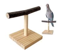 Poinçon de - Poisson de table en bois pour durable | Par-ot t perch Natural Par-Ot | Stand d'entraînement d'oiseaux pour former les oiseaux compagnons, soutenir le jeu