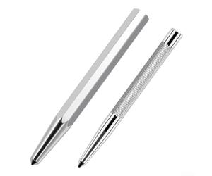 Poinçon de précision avec pointe conique fixe pour la création de repères sur les pièces en métal, plastique et bois