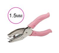 Poinçon De Trou D'amour En Forme De Petit Cercle En Métal, Poinçon De Trou À Main Unique Avec Poignée Souple Pour Étiquettes Vêtements Billet