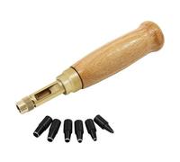 Poinçon De Trous De Vis Pour Cuir Kit D'outils De Reliure Livre Ceintures De Forage Artisanal Machine À Percer Des Trous 1.5-4mm Outils En Papier De Couture Pour L'artisanat