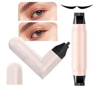 Poinçon Effet Yeux - Stylo Ailé Maquillage avec 2 Embouts | Gel Crémeux Gabarit Précis Cosmétique Quotidien pour Débutantes, Mère, Femme