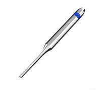 Poinçon en alliage d'acier traité thermiquement de 150 mm de long pour une utilisation industrielle en atelier dans le moulage et les tâches de réparation mécanique, couleur argent, 2 mm à 8 mm