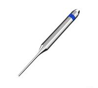Poinçon en alliage d'acier traité thermiquement de 150 mm de long pour une utilisation industrielle en atelier dans le moulage et les tâches de réparation mécanique, couleur argent, 2 mm à 8 mm