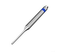 Poinçon en alliage d'acier traité thermiquement de 150 mm de long pour une utilisation industrielle en atelier dans le moulage et les tâches de réparation mécanique, couleur argent, 2 mm à 8 mm