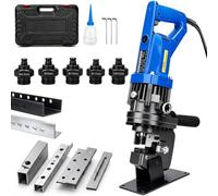 Poinçon hydraulique électrique 1400W, perforateur de trous métalliques | Avec deux modes de fonctionnement, sortie de force de poinçonnage 10T, for usiner des trous dans les cadres