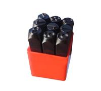 Poinçon Lettre Metal Ensemble de poinçons timbres en acier Durable, for l'artisanat du cuir, outils d'estampage métal, plastique et(Number 4mm)