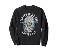 Poinçon My Soul Drapeau Guatémaltèque Fierté du Guatemala Sweatshirt
