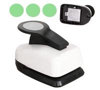 Poinçon pour Loisirs Créatifs - Perforateur Rond à Gaufrage | Coupeurs de Formes pour Scrapbooking | pour le Scrapbooking, les Cartes de Vœux, l'Entreprise, la Salle de Classe, le Bureau, le Planifica