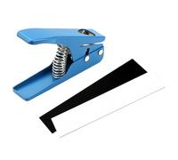 Poinçon pour Perforatrice de Médiators R26b en Métal Bleu | Fabrication de Guitares, Outil Précis et Résistant, Coupe Divers Matériaux, pour Guitaristes