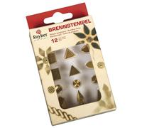 Poinçon Pour Pyrograveur, Assort. Cercles/Losange. . . Boite 12pces