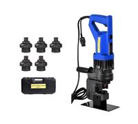 Poinçonneuse Électrique Hydraulique 10T,2200W,2-3s,5 Matrices Cr12