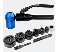 Poinçonneuse Hydraulique, Kit d'outils de coupe-trou for conduits électriques de 22,5 à 61,5 mm, perceuse hydraulique, perforatrice de tôle de 1/2 à 2 pouces(8)