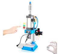 Poinçonneuse pneumatique, presse d'établi monocolonne type 63 de 200 kg, poinçonneuse pneumatique haute pression avec pédale, outil industriel pour le travail des métaux