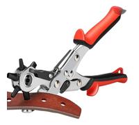 Poinçonneuse Pour Cuir | Outil à Créer des Œillets et Perforer | Pince à Œillets 360° Rotatif pour Selles, Tissus, Bracelets Montre et Colliers Chiens