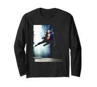 Poing de légende Acteur Jet Li Martial Artist par Michael Grecco Manche Longue