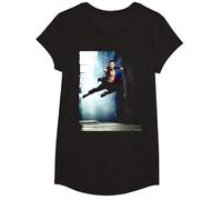 Poing de légende Acteur Jet Li Martial Artist par Michael Grecco T-Shirt, Fille, Noir, XS