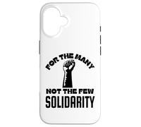 Poing levé pour Beaucoup, Pas Le Peu de solidarité et de Justice Coque pour iPhone 16