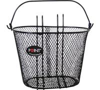 Point 05102800 Panier de vélo Avant Grip Ergonomique Fixation sur Guidon Noir 25 x 16 x 16 cm