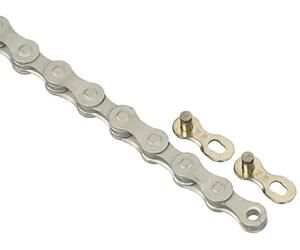 Point / 10105101 Chaîne 1/2 x 3/32" Traitement anticorrosion 116 maillons / 7 vitesses Gris