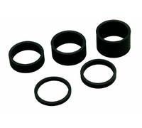 Point / 29270001 Set d'entretoises 1 1/8" Noir 3/5/10/15/20 mm