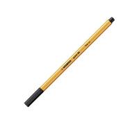 STABILO – Stylo feutre point 88 – Pointe fine – Lot de 10 – Noir