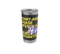 POINT AND CHASE LIFESTYLE ZERO REGRETS Gobelet isotherme en acier inoxydable double paroi