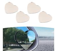 Point Aveugle Cœur 2,5 Pouces Pour Voiture SUV Point Aveugle | Verre incassable, réglage 360°, réduction angles morts, sécurité maximale, conduite sereine