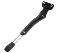 Point Béquille de vélo VTT & E 26"-29" avec entretoises en acier inoxydable résistant aux intempéries avec espacement des trous réglable de 18 à 40 mm et montage direct - Noir