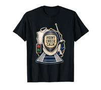 Point Check Calm Escrime Masque Équipement T-Shirt