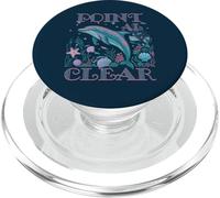 Point Clear Al Dauphin coloré plage SOUVENIR PopSockets PopGrip pour MagSafe