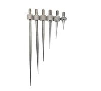 Point d'aiguille Points de contact pour jauge de profondeur, cadran indicateur numérique M2.5 filetage R0.15 pointe aiguille, M2.5