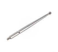 Point de contact en carbure pour indicateur de test à cadran, boule de 2 mm de diamètre, longueur 36 mm, filetage M1 6, compatible avec les modèles 513 114, 513 514E, 513 214FE
