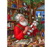 Point de croix complet Père Noël 11 ct imprimé DIY broderie décoration de Noël