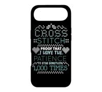Point de Croix Humoristique Patience to Stab Something 1000 Times Coque pour iPhone Air