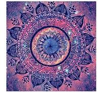 point de croix kit complet adulte,Mandala violet,dmc canevas point de croix kit complet,40×50cm,debutant broderie point de croix imprimé