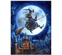 Point de Croix kit Complet Adulte Sorcière 16x20 pouces DIY Pour adulte salon chambre débutant 11CT pré-imprimé canevas point de croix décoration