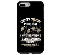 Point de Croix Patience Stab Something 1000 Fois Coque pour iPhone 7 Plus/8 Plus