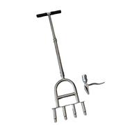 Point de plantation robuste en acier carbone et arracheuse de mauvaises herbes, parfait pour les jardins domestiques et les trous de jardinage