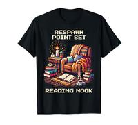 Point de réapparition : Coin de lecture | Pixel Art pour les amateurs de livres T-Shirt