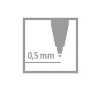 Point De Stabilo Balle 2-Il Blister 10 Il Carton Stylo À Bille En 79% De Plastique Recyclé Bleu / Noir