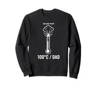 Point d'ébullition 100°C Funny Science Dad Graphic Sweatshirt