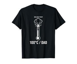 Point d'ébullition 100°C Funny Science Dad Graphic T-Shirt