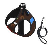 Point d'interrogation coloré,Harnais pour Animaux de Compagnie, Harnais réfléchissant réglable pour Chien,M