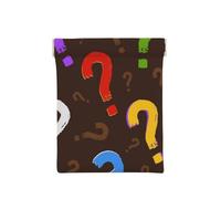 Point d'interrogation coloré, Sac de Rangement pour Femmes, Portefeuille supérieur à Presser, Petit Porte-Monnaie, Pochette de Changement