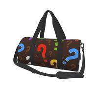 Point d'interrogation coloré, Sac de Voyage de Grande capacité, Sac à Main Rond, Sac de Voyage de Sport, fourre-Tout, Sac de Fitness