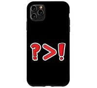 Point d'interrogation Point d'exclamation Grandes Questions drôles Coque pour iPhone 11 Pro Max