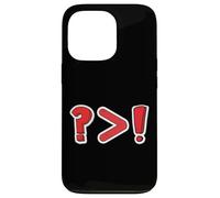 Point d'interrogation Point d'exclamation Grandes Questions drôles Coque pour iPhone 13 Pro