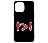 Point d'interrogation Point d'exclamation Grandes Questions drôles Coque pour iPhone 13 Pro Max